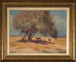 Christopher Tugwell; Goats Under a Tree
