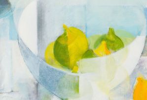 Marlene von Dürckheim; Still Life with Figs and Lemon
