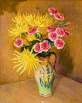 Walter Meyer; Carnations and Carnations in a Jug