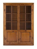 A pair of Cape yellowwood and pine wall cupboards, 19th century