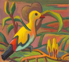 Maggie Laubser; Yellow Bird
