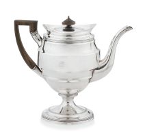 A George III silver coffee pot, Robert Hennell I & David Hennell II, London, 1800