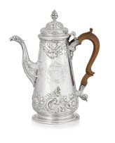 A George II silver coffee pot, Thomas Whipham, London, 1751