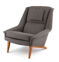 A Danish Model 4410 teak lounge chair, Folke Ohlsson for Fritz Hansen, 1950s