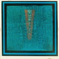 Larry Scully; Blue Abstract