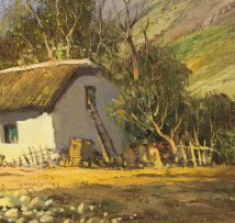 Gabriel de Jongh; Cottage in the Mountains
