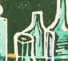 Peter Clarke; Still Life with Bottles