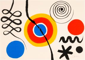 Alexander Calder; Soleil et spirale