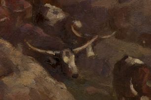 Allerley Glossop; Oxen Descending Mountain