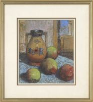 Conrad Theys; Still Life with Pomegranates and a Vase