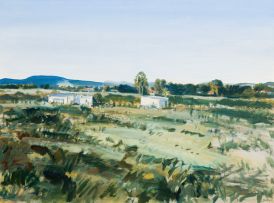Gerhard Batha; Village in a Landscape