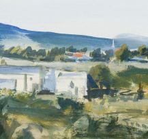 Gerhard Batha; Village in a Landscape