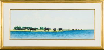 Jacqui Castle; Buffalo at the Water