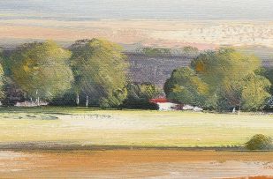 Peter Hall; Landscape with Trees