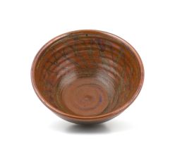 An Esias Bosch brown stoneware bowl, 1960s