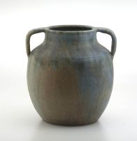 An Upchurch stoneware two-handled vessel, 1913-1961