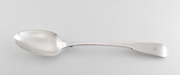 A Victorian silver Fiddle pattern basting spoon, William Bateman & Daniel Ball, London, 1841