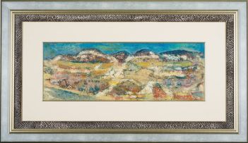Gunther van der Reis; Landscape Quartsite hills in the desert near Kakamas