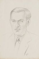 Merlyn Evans; Portrait of Hugh Tracey (Musicologist)