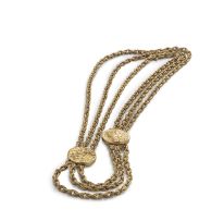 Gold necklace designed by Salvador Dali for Piaget, 1966