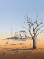 Martin Layton; A Ruin in a Desert