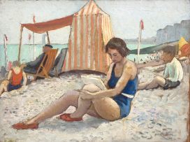 Alfred Neville Lewis; On the Beach