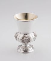A Swedish silver goblet, L Larsson & Co, Göteborg, 1856