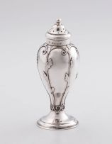 A Victorian silver pepper pot, William Hutton & Sons, Sheffield, 1889