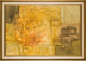 Jan Dingemans; Yellow Abstract
