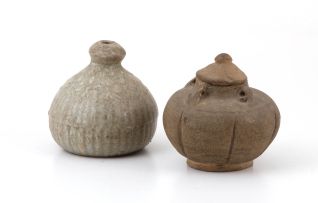 Two Vietnamese stoneware jars, possibly Lê Dynasty, 15th/16th century