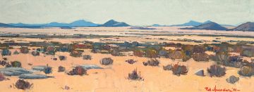 Piet van Heerden; Landscape, between Grunau and Karasburg, Namibia