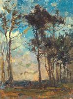 Adriaan Boshoff; Landscape with Trees