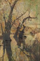 Errol Boyley; Bare Trees in Swamp