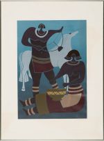 Lucky Sibiya; Two Musicians and Horse 31/85