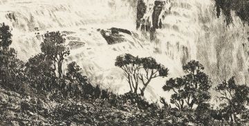 Tinus de Jongh; Newcastle Waterfall Natal, Ncondu River