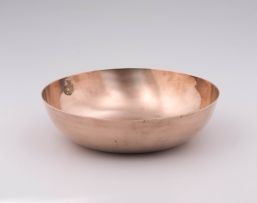 A copper bowl, Kurt Jobst (1905-1971)