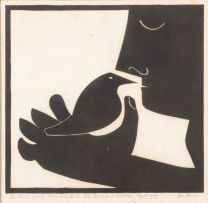 Walter Battiss; Man and Bird
