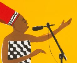 Sam Nhlengethwa; Tribute to Miriam Makeba