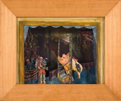 Lyndi Sales; Pig at the Guillotine, two