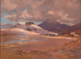 George Crosland Robinson; Coastal Scene