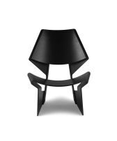A Grete Jalk black ash plywood 'Bow Chair', designed 1963, manufactured by Lange Production, 2008, Denmark