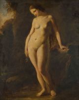 Manner of William Etty; Standing Nude
