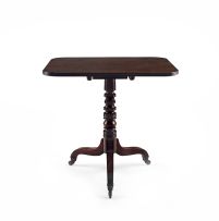 A Victorian mahogany tilt-top tripod occasional table