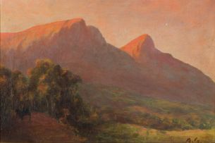 Allerley Glossop; Cape Mountain Landscape