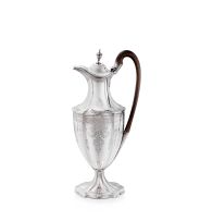 A George III silver hot water jug, Thomas Graham & Jacob Willis, London, 1791