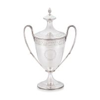 A George III silver two-handled presentation cup and cover, Henry Chawner, London, 1796