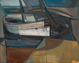 Sidney Goldblatt; Boats, Spain II