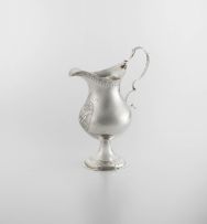 A George III silver milk jug, Hester Bateman, London, 1787