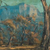Stefan Ampenberger; Trees with Distant Mountain