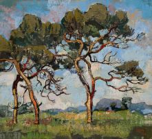 Gregoire Boonzaier; Landscape with Trees